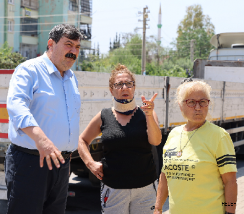 BAŞKAN YILDIZ, SAHADA ÇALIŞMALARI İNCELEDİ