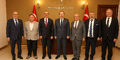 KOCAELİ VALİSİ SEDDAR YAVUZ, VALİ ALİ HAMZA PEHLİVAN’I ZİYARET ETTİ